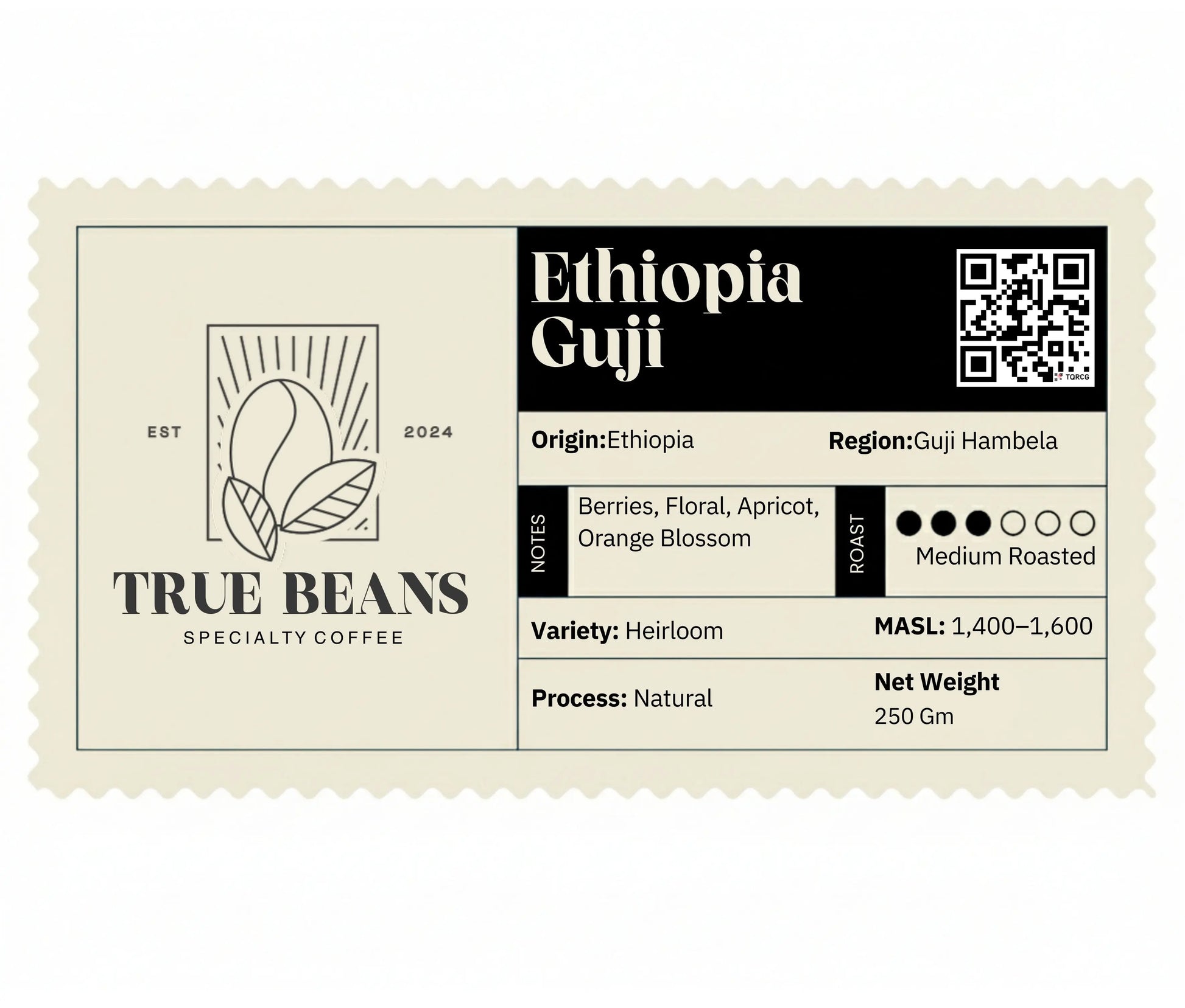 Ethiopia Guji True Beans
